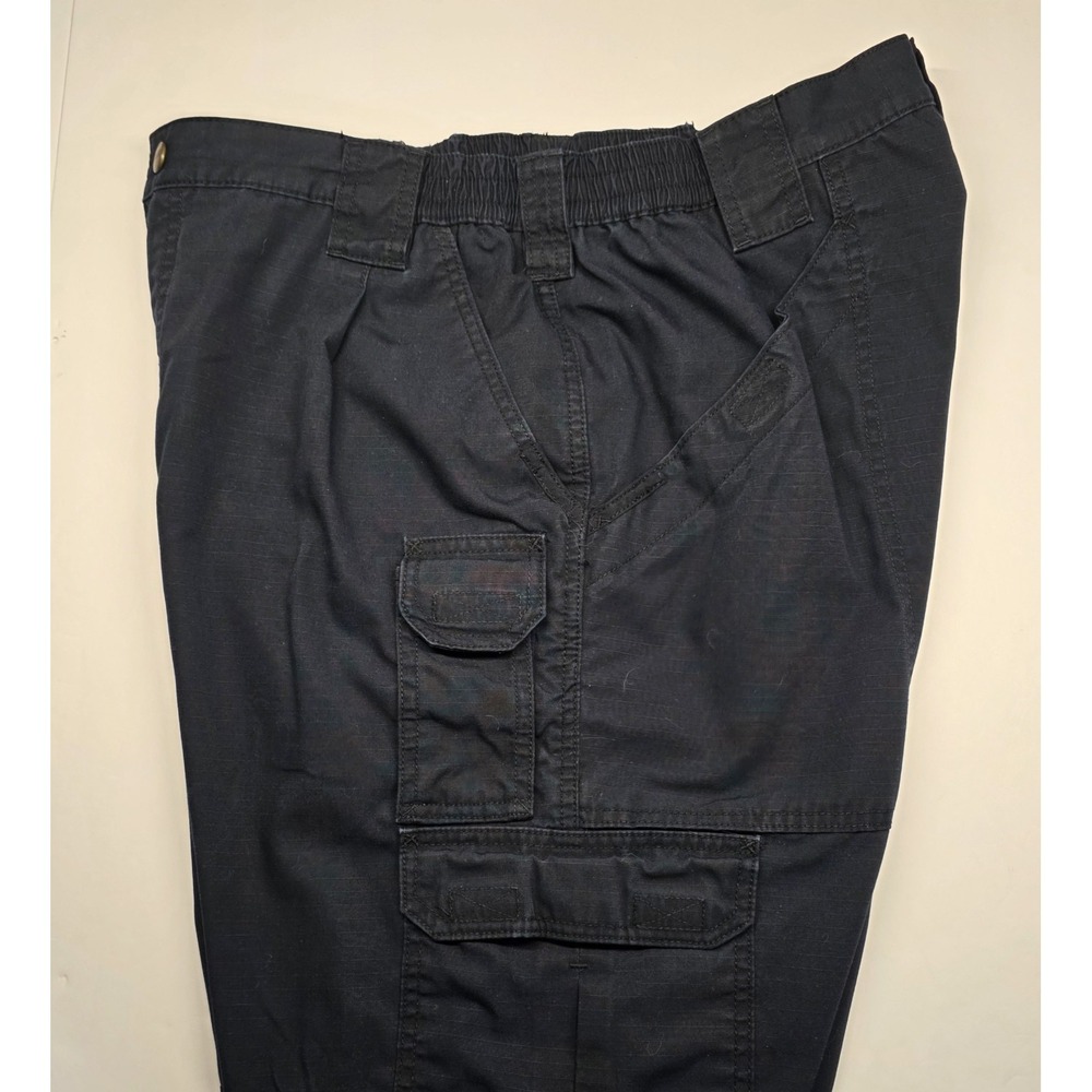 5.11 Tactical Mens Size 38x30 Blue Rip Stop Cargo Pants - Picture 4 of 12